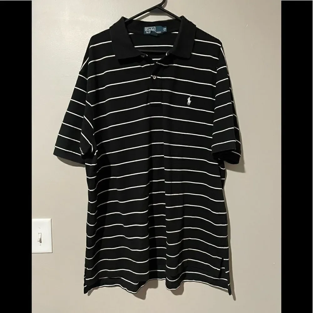 VINTAGE Polo Ralph Lauren short sleeve collar shirt